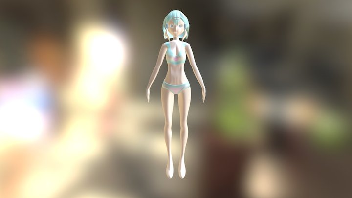 Anime Characters 3D Model