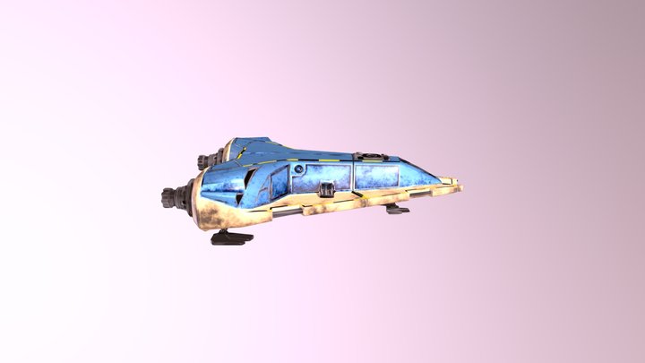 Personal Scouting Ship 3D Model