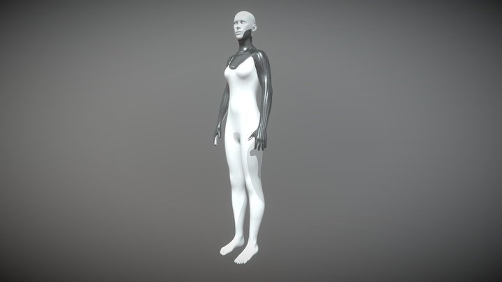 CONCEPT SUIT FEMALE_UMA project 3D Model