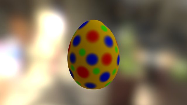 abstract easter egg 3D Model