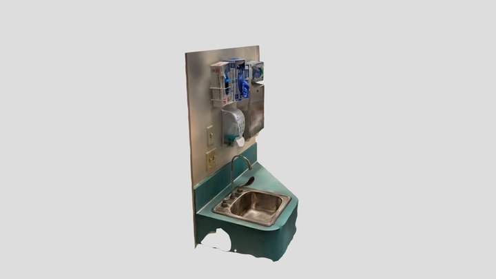 Hand wash station 3D Model