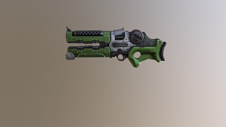 Laser Rifle 3D Model