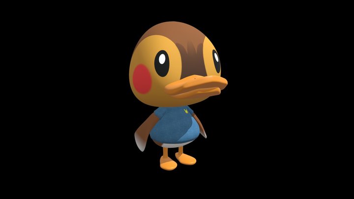 Molly the Duck 3D Model