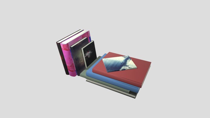 Books notebook 3D Model