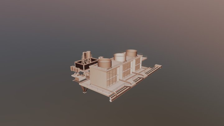 Factory 3D Model