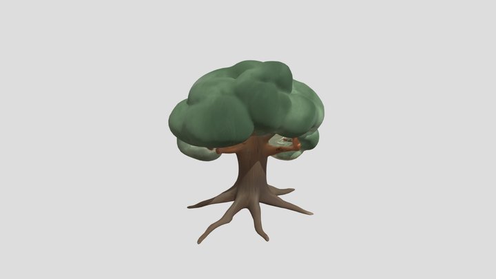 stylized tree 3D Model