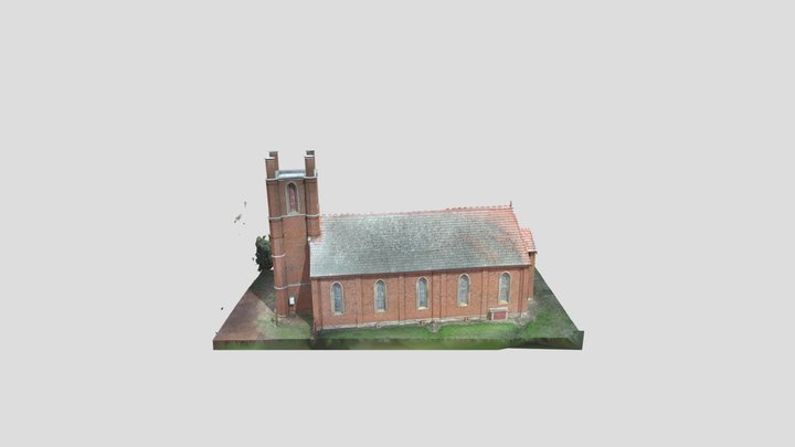 St. Lukes Campbell Town Church 3D Model