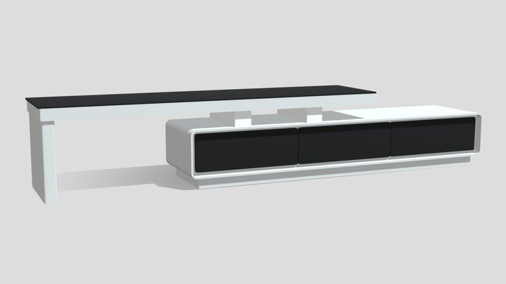 bruce tv stand 3D Model
