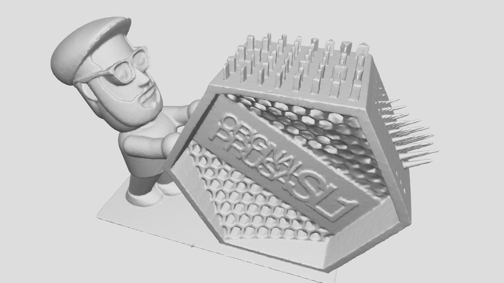 Prusa SL1 Test Object scanned with OpenScan Mini