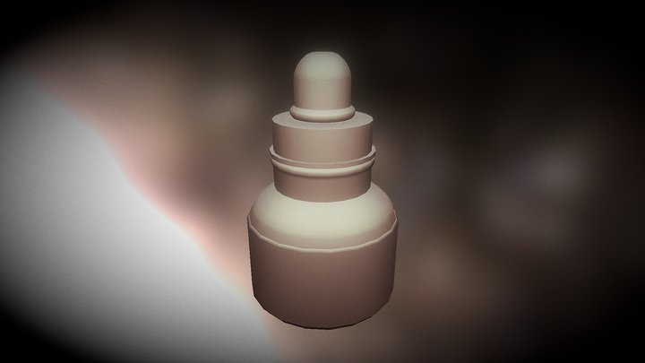 Ink Bottle 3D Model