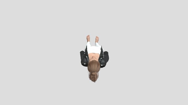 Sarah Sleeping ECG 3D Model