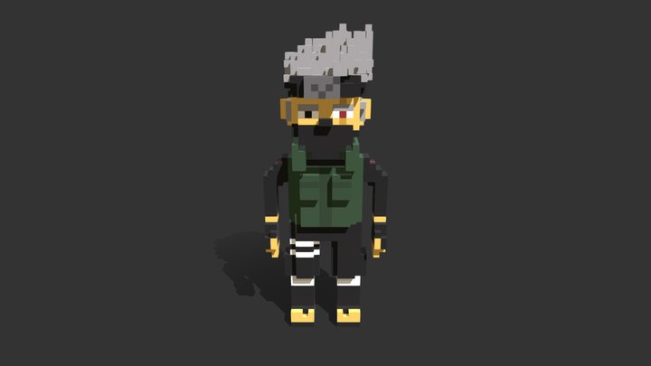 Kakashi, hero, person 3D Model