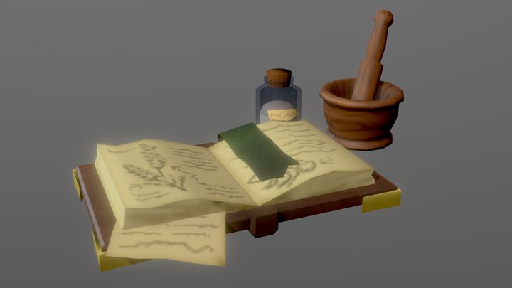 Potion Starter Kit 3D Model