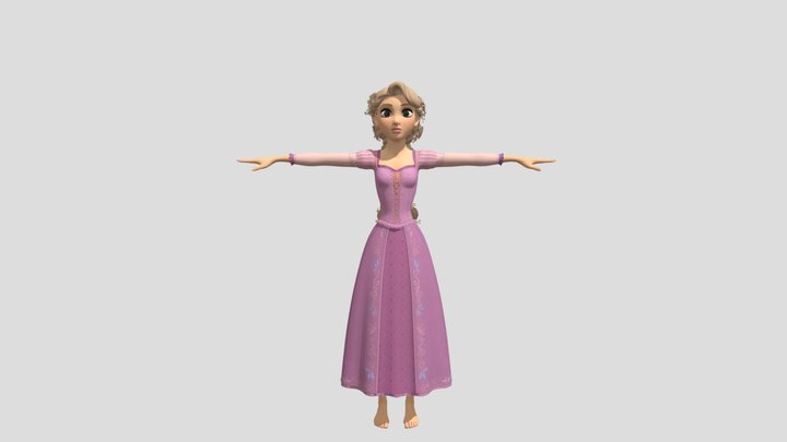 Rapunzel by rotteneyed 3D Model