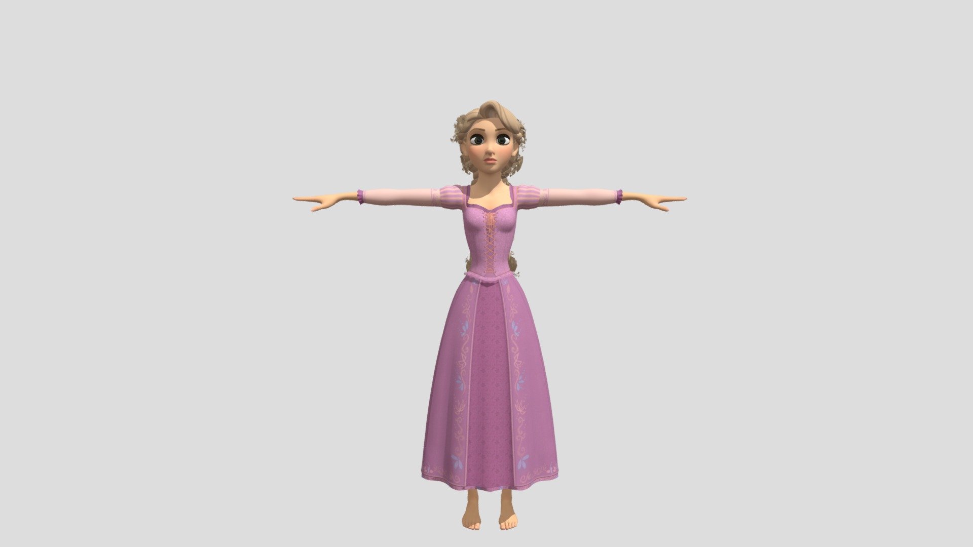 Rapunzel by rotteneyed - Download Free 3D model by Thz Unknown GamerYT ...