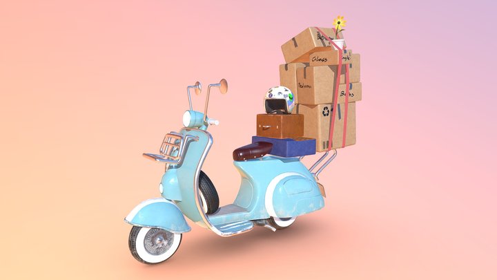 Vespa 3D Model