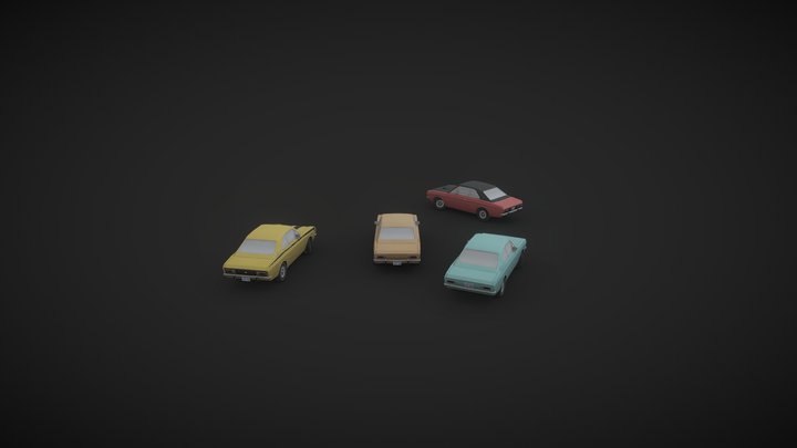 ford corcel 1 (remaster) 3D Model