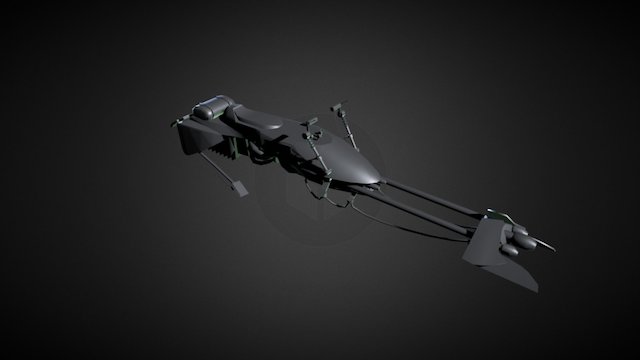 Speederbike 3D Model