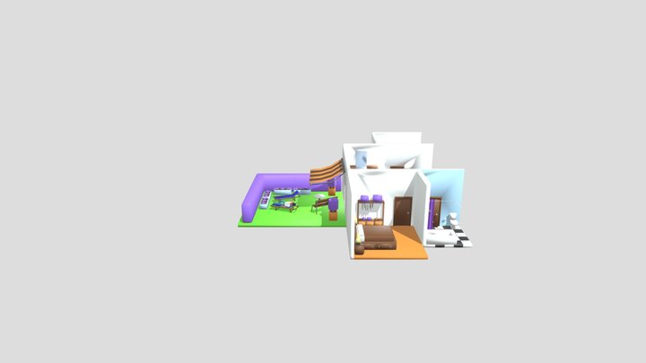 No.6 Lesteron Patio, 20 Animations Project 3D Model