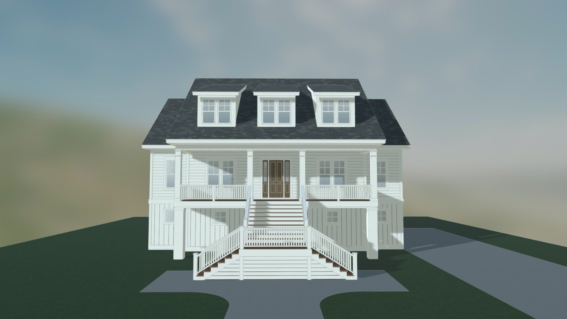 Harkers Island 3D model by SDC House Plans [d4af7f8