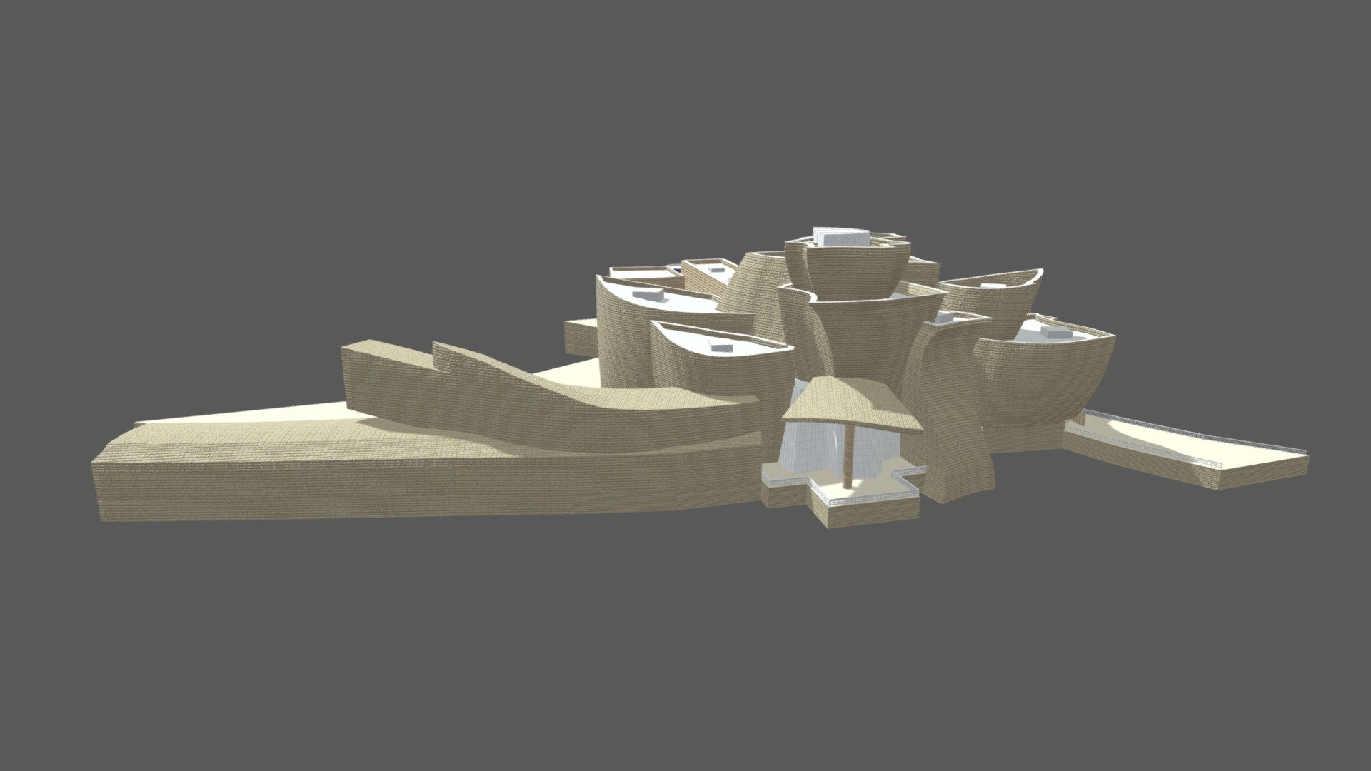 Guggenheim Museum Bilbao - 3D model by nuralam018 (@nuralam018 
