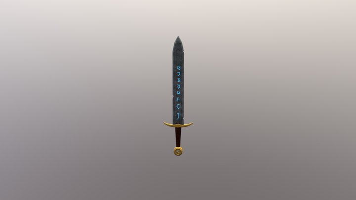 Rune Sword 3D Model