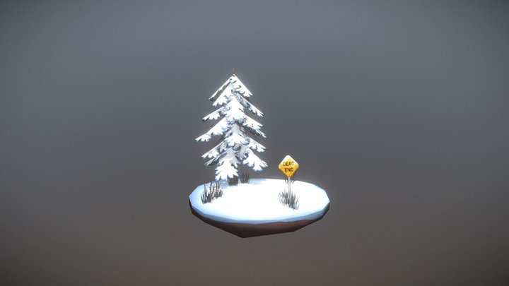 Winter environment 3D Model
