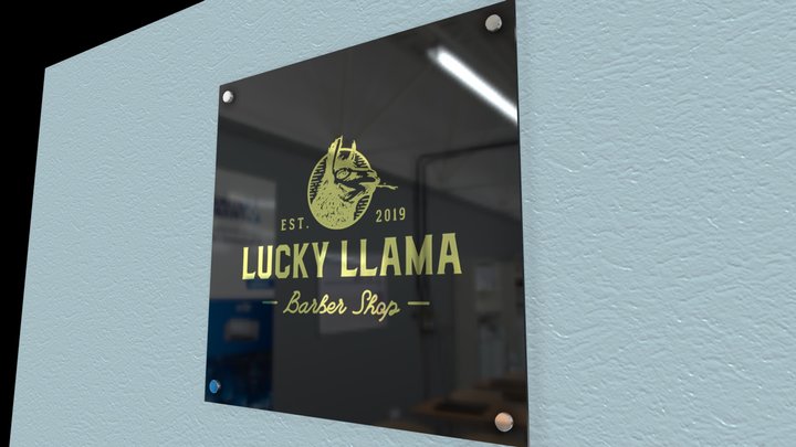 Табличка 400х400мм 3D Model