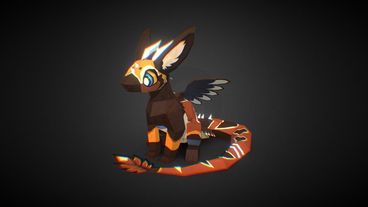 Lowpoly_Totem 3D Model
