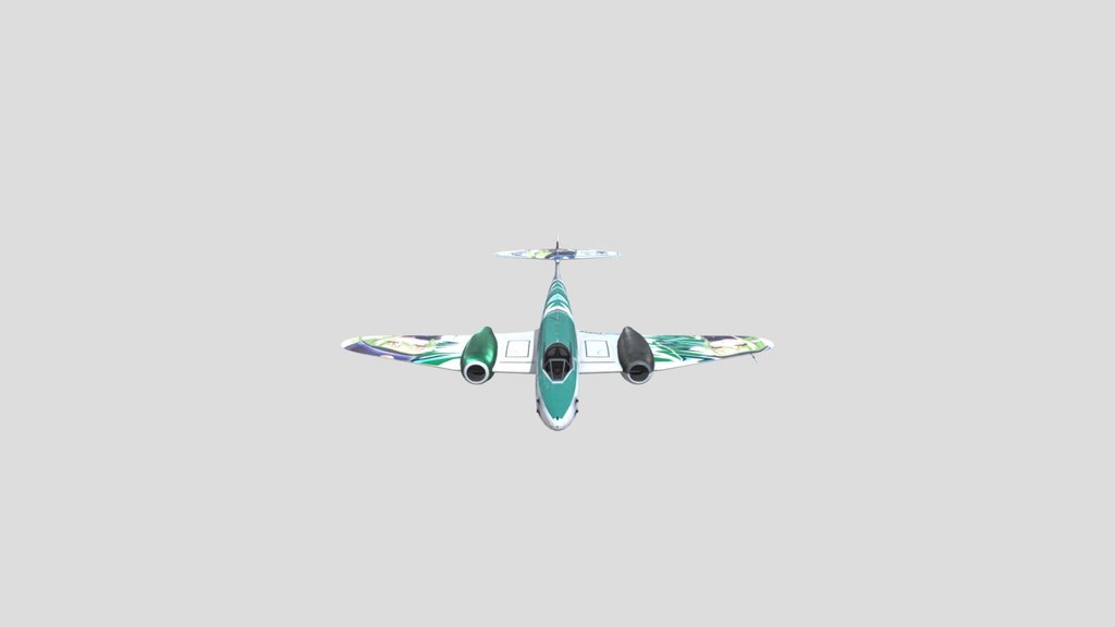 Sea Meteor F Mk.3 BlueArchive skin