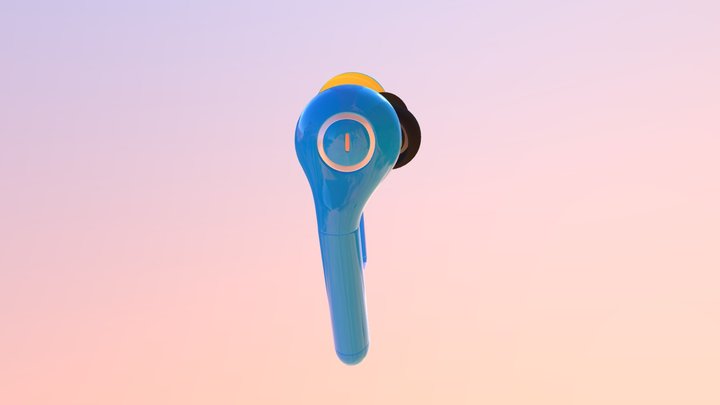 EarPOT Blue 3D Model