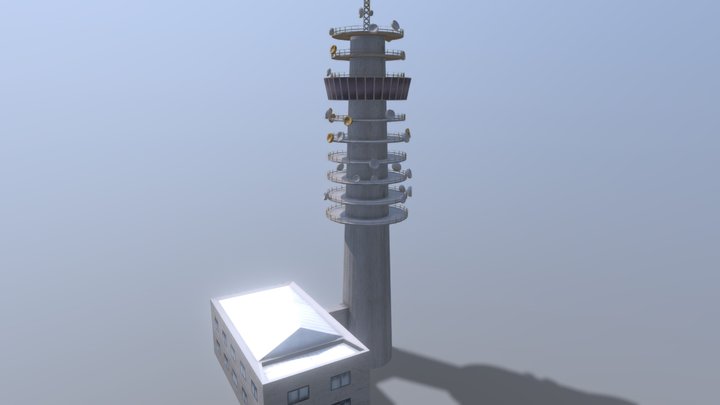 El Pirulí (Girona) 3D Model