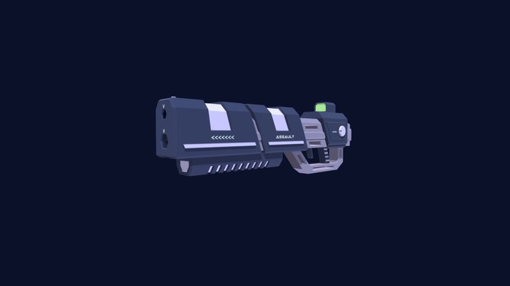 Prototype Assault Weapon 3D Model