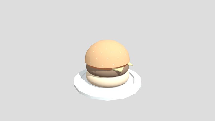 burguer 3D Model