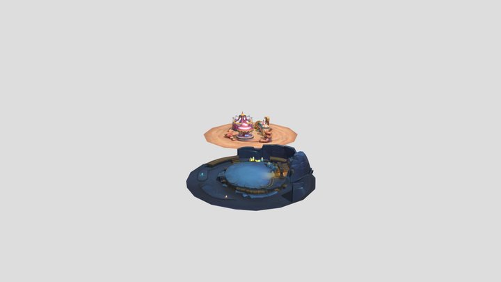 Environments – Desert Carnival & Mine Cave 3D Model