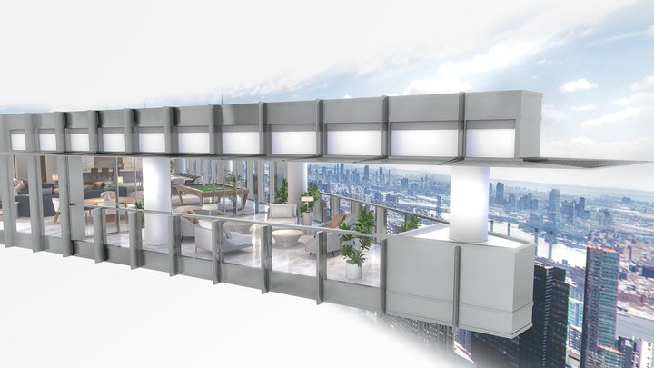 Optimized 3D Luxury Real Estate: Mobile-Ready 3D Model