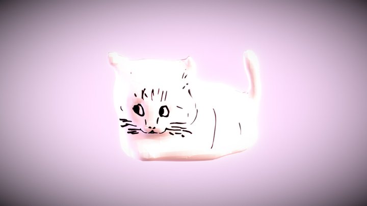 バーチャルねこ 3D Model