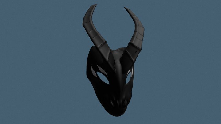 Demon Mask 3D Model