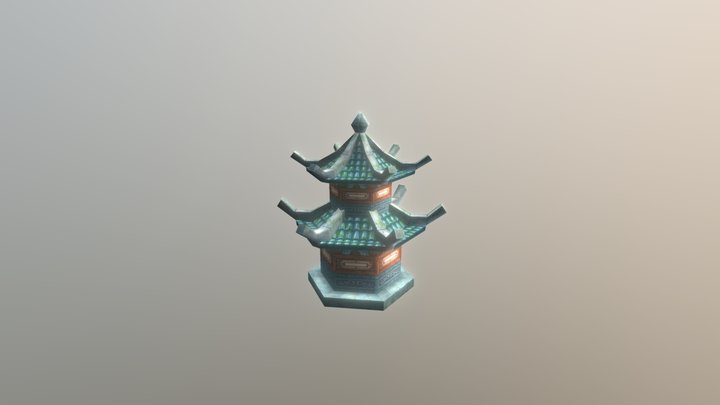 Mini Tower Glb Test 3D Model