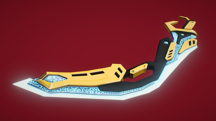 {Student Work} Epic Sword - Flamboyant 3D Model