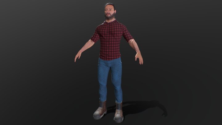 Lumberjack Bob 3D Model