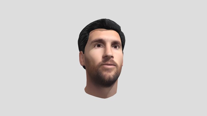 Lionel Messi 3D Model