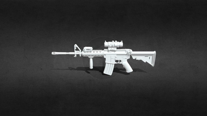 M-4 Carbine 3D Model