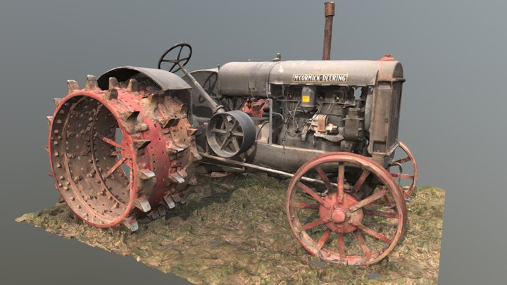 McCormick Deering 22-36 Tractor 3D Model