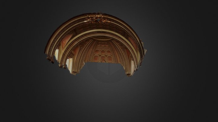 Mesh cupola chiesa San Potito-Napoli 3D Model