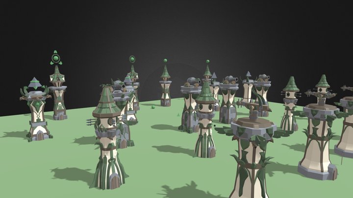 Tower Defense Pack - Low Poly 3D Art, 3D Fantasy