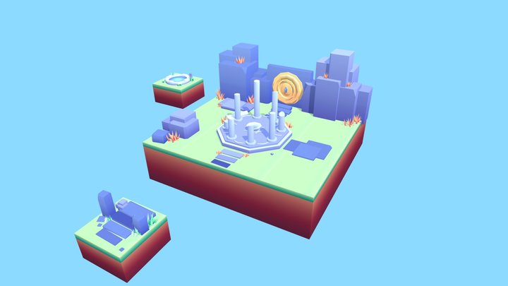 //Floatland_02 3D Model