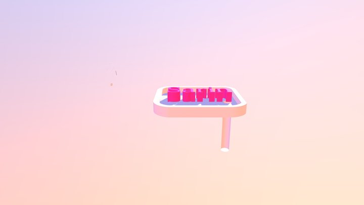 Name Tag (1) 3D Model