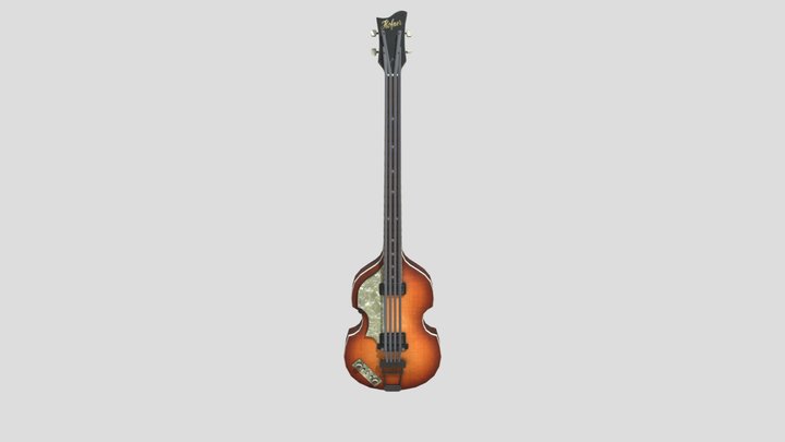 Hofner 63 Bass W Pick Guard – Free 3D Model STL