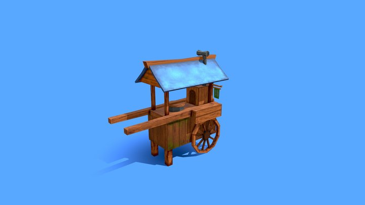 old carriage 3D Model